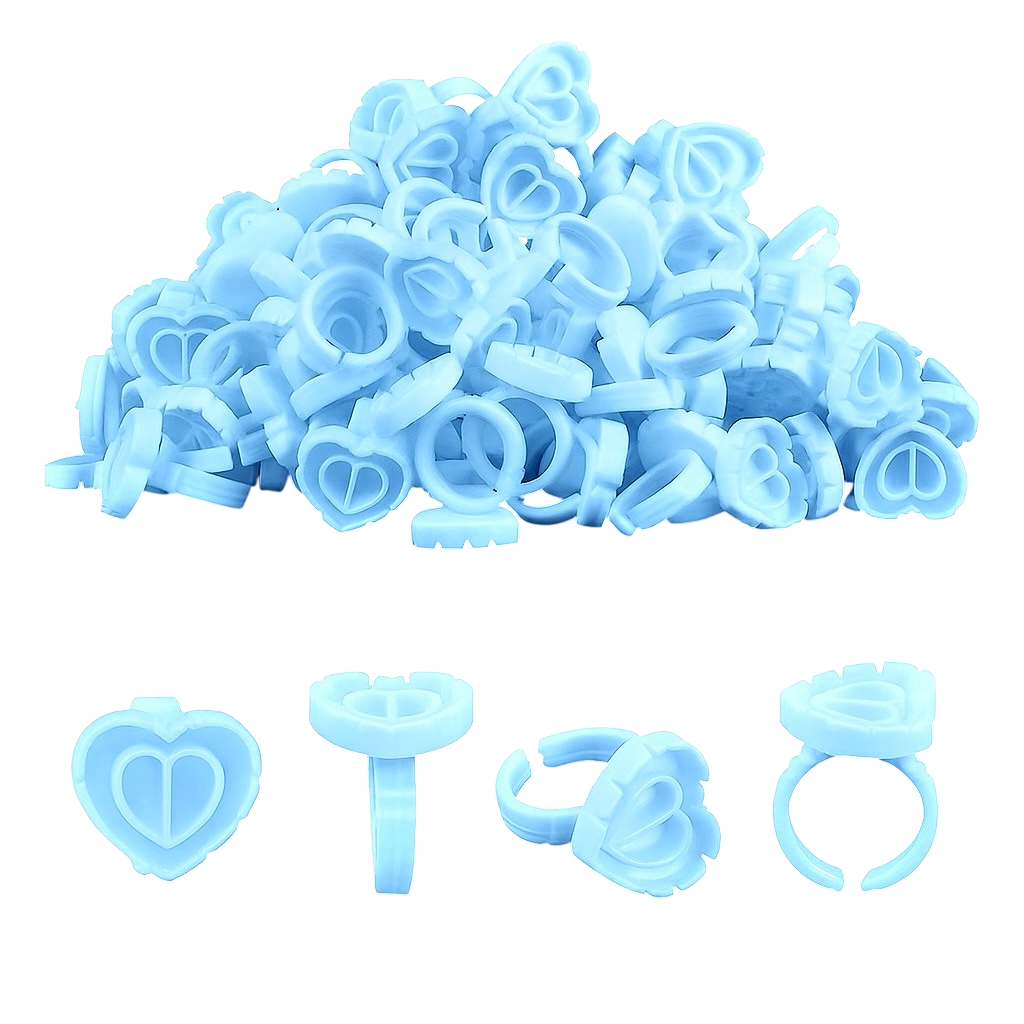Heart Shaped Glue Rings