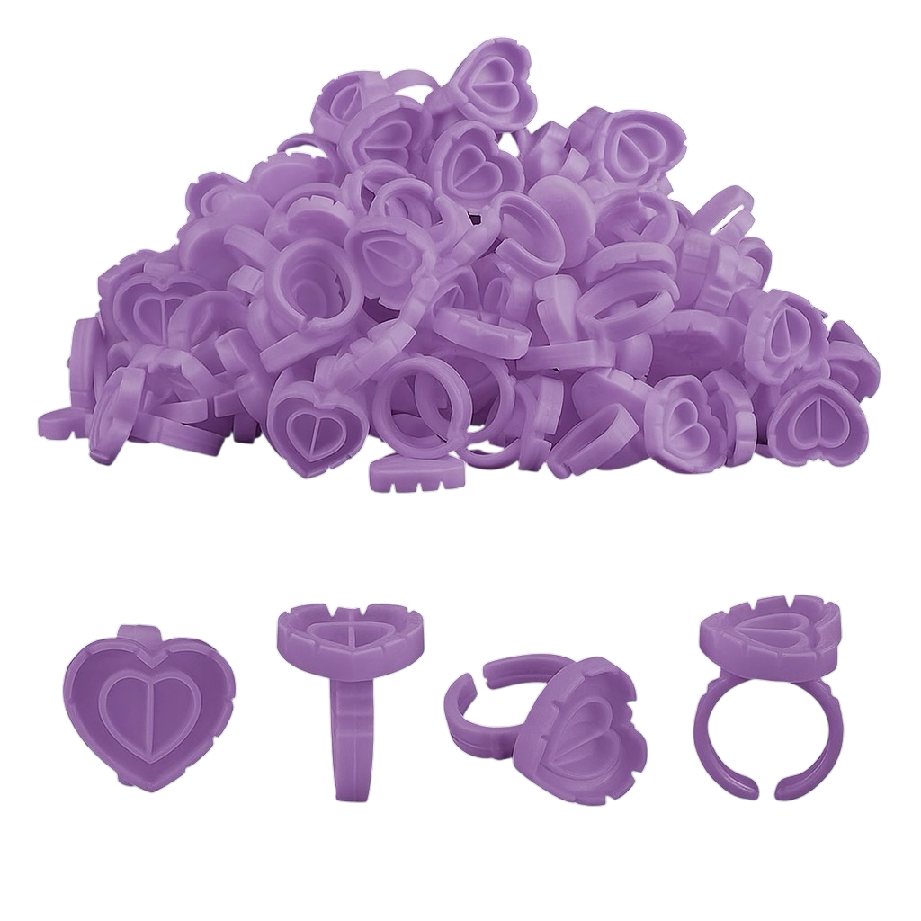 Heart Shaped Glue Rings
