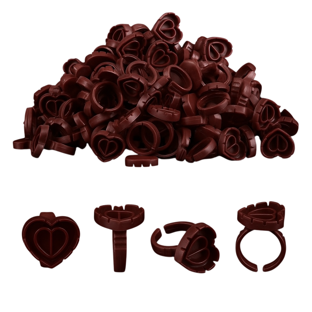 Heart Shaped Glue Rings