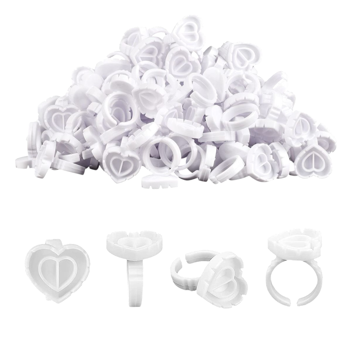 Heart Shaped Glue Rings