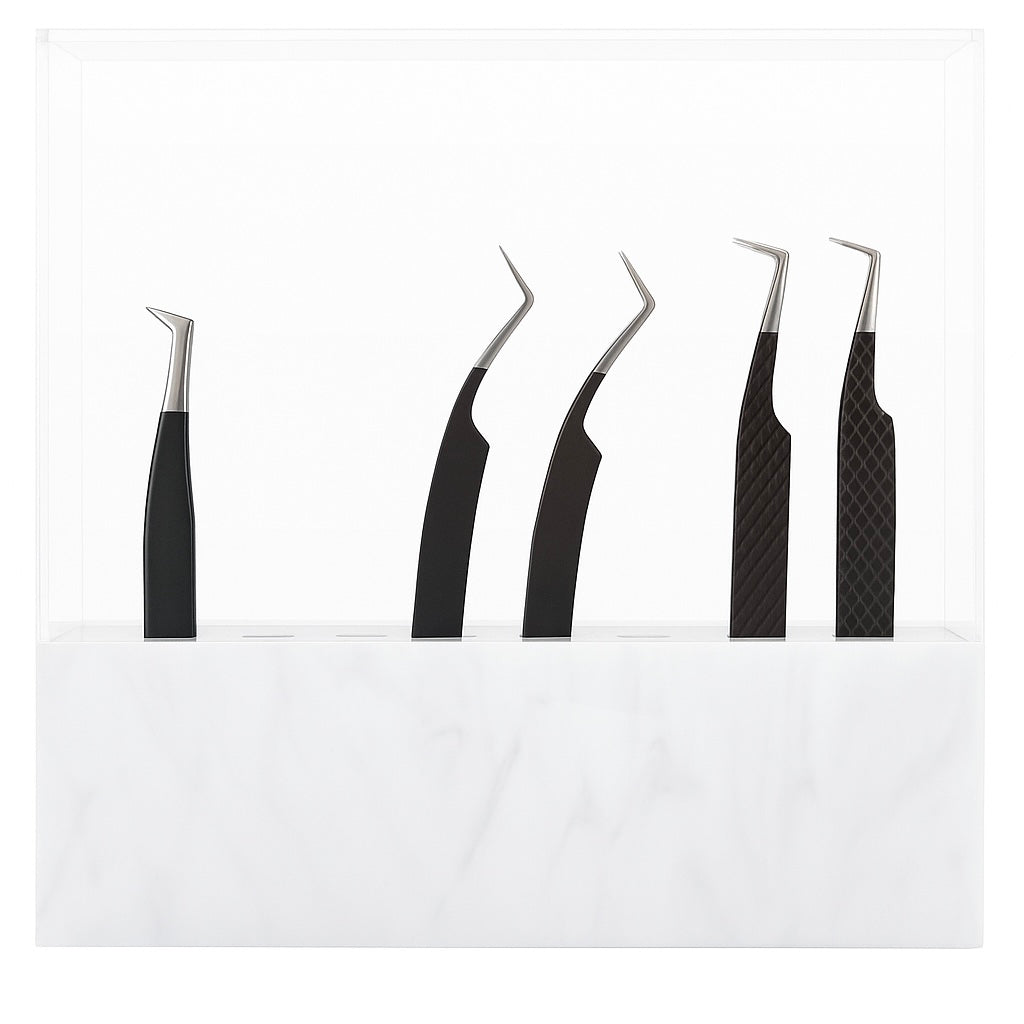 Marble Tweezer Display Case