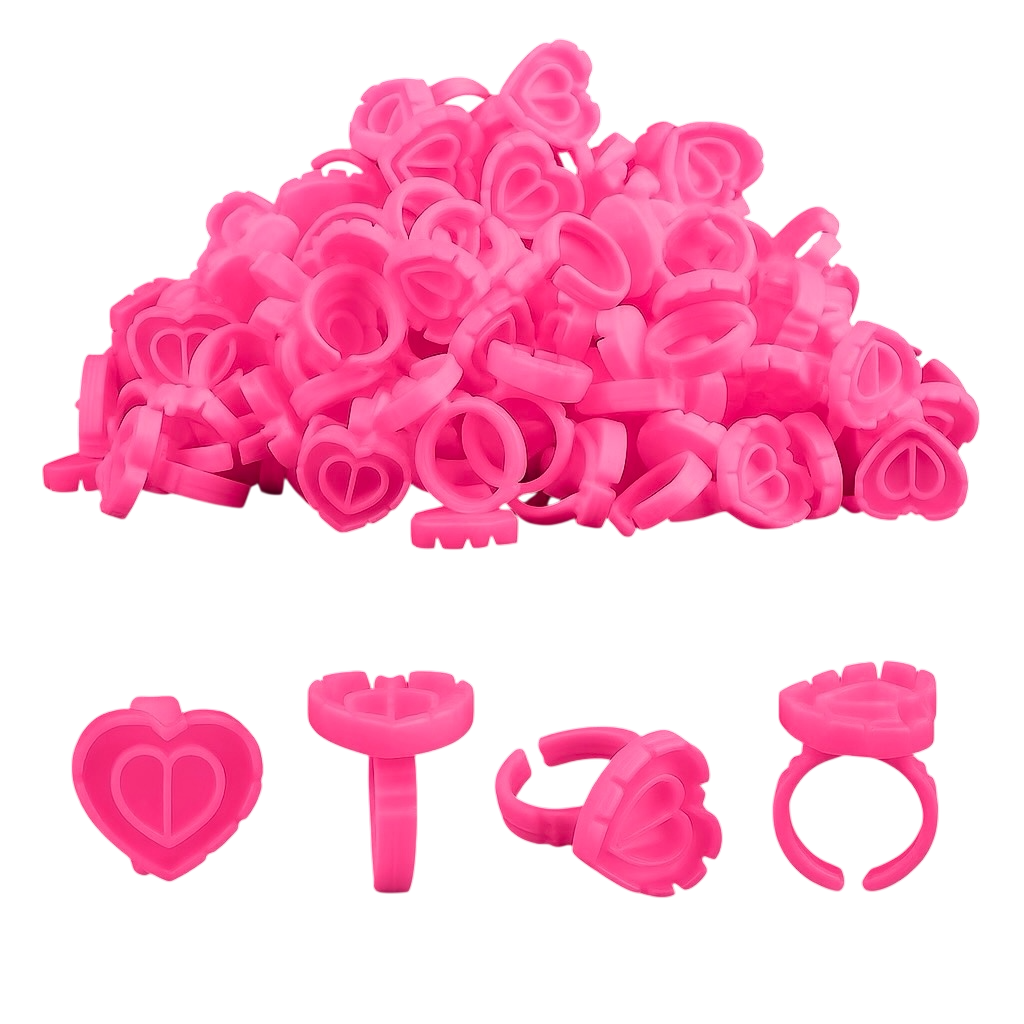 Heart Shaped Glue Rings