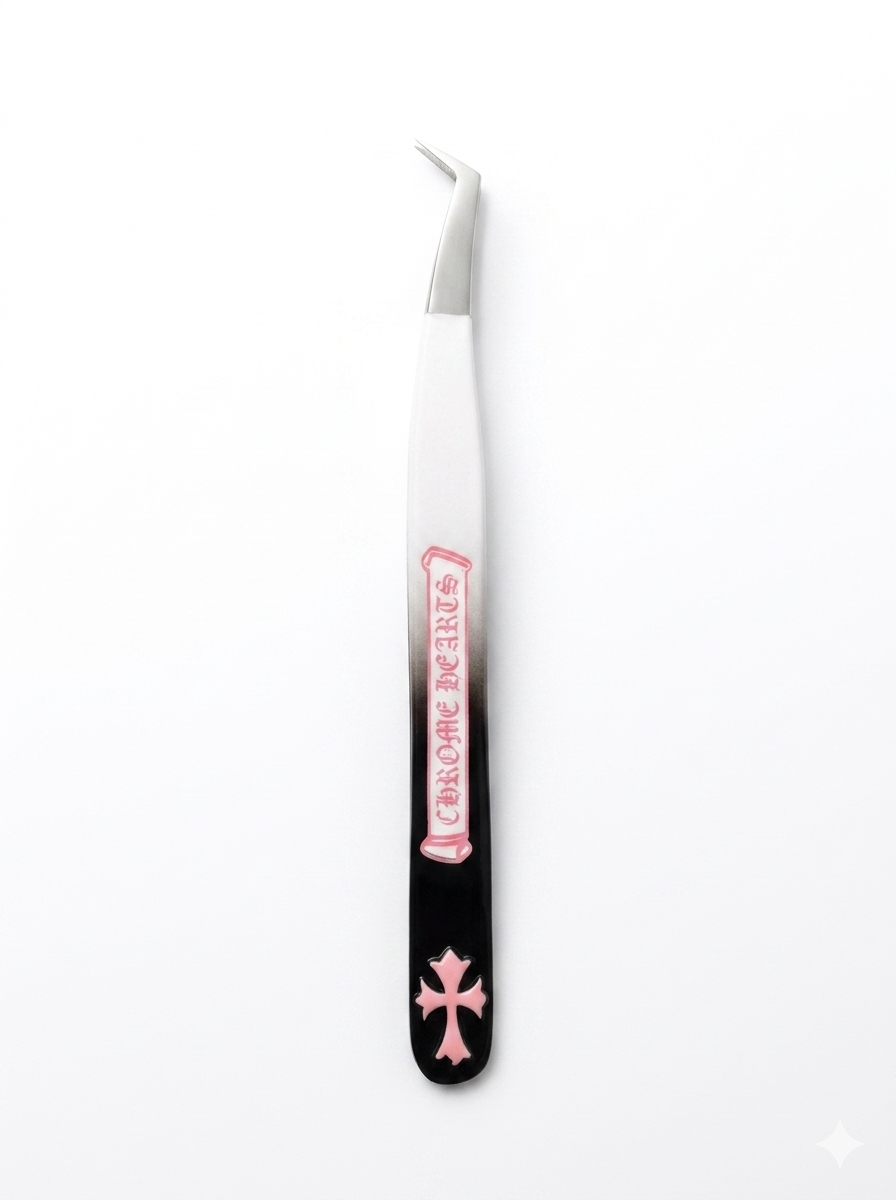 Chrome ❤︎⁠ Hearts — Boot Tweezers