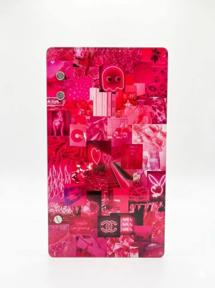 Pink Graphic Design Lash Tile